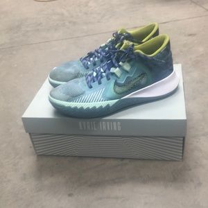 Blue yellow Kyrie 5s